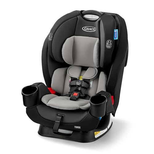 Graco TriRide 3-in-1 Convertible Car Seat - Highback Booster, Forward & Rear Facing Modes, Suitable from Newborn to Preschooler, Perfect for Long Journeys in Redmond Color