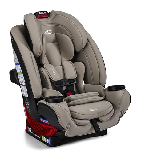 Britax One4Life All-in-One Car Seat, Up to 10 Years of Use, Rear Facing, Forward Facing, & Booster Modes, Extended Rear-Facing, ClickTight Installation & Breathable SafeWash Fabrics — Teak
