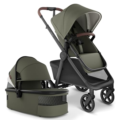 Mompush Ultimate 3 Full-Size Stroller with Bassinet, Newborn to Toddler