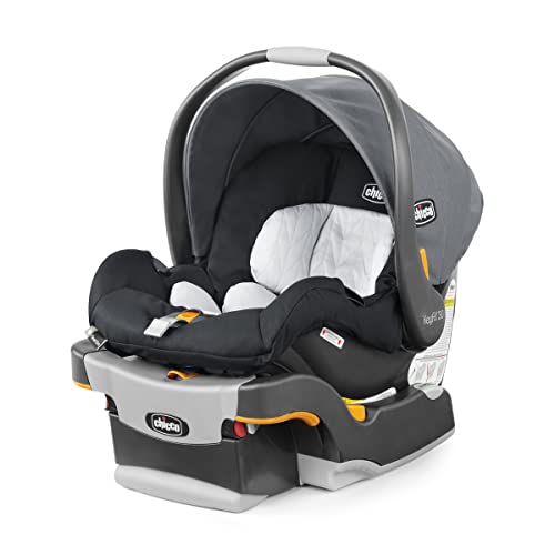Chicco KeyFit 30 ClearTex Infant Car Seat and Base, Rear-Facing Seat for Infants 4-30 lbs., Includes Infant Head and Body Support, Compatible with Chicco Strollers, Baby Travel Gea