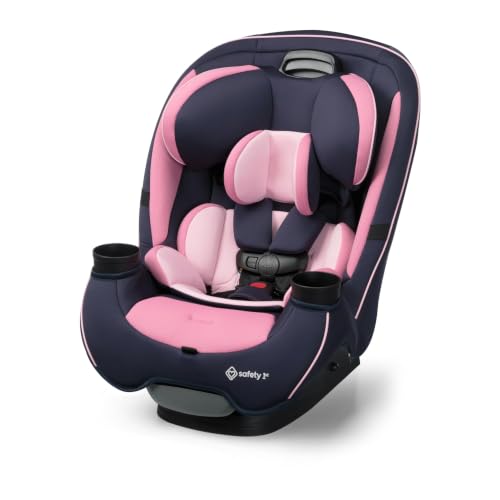 Safety 1st Grow and Go All-in-One Convertible Car Seat, Rear Facing, 5-40 lbs, Forward Facing (30–65 lbs), High Back Booster Seat 40-100 pounds, Vineyard Girl