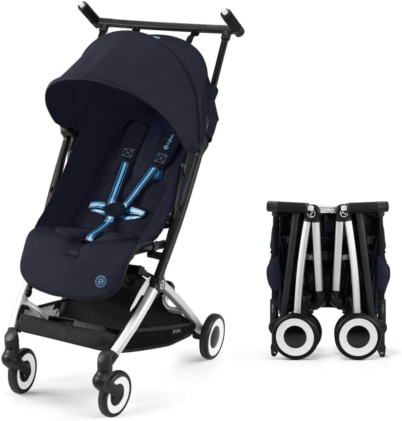 Cybex Libelle 2 Travel Baby Stroller - Lightweight Carry-On Travel Stroller for Airplane with One-Hand Recline, Compatible...