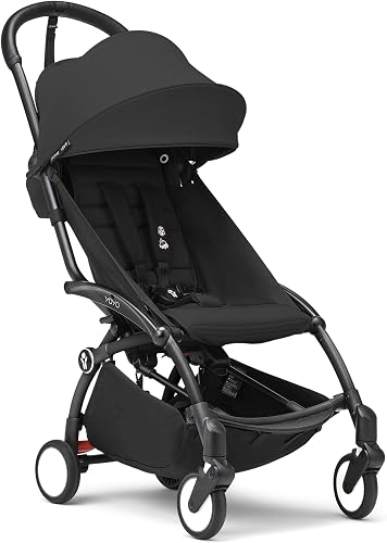 Stokke YOYO3 Stroller from 6 Months - Includes Black Frame, Seat Cushi — Build quality and design details up close