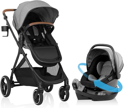 Evenflo Shyft Intuiti Travel System with Revolve180 LiteMax NXT Rotat — Build quality and design details up close