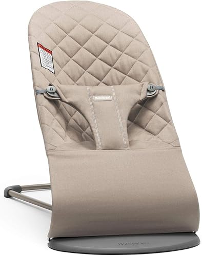 BabyBjörn Bouncer Bliss, Sand Gray, Woven, Classic Quilt | 2-in-1 Adju — Real-world performance testing in action