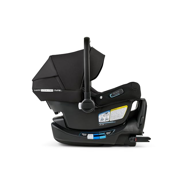 Bugaboo Turtle Air Shield by Nuna car seat + Recline Base — Build quality and design details up close