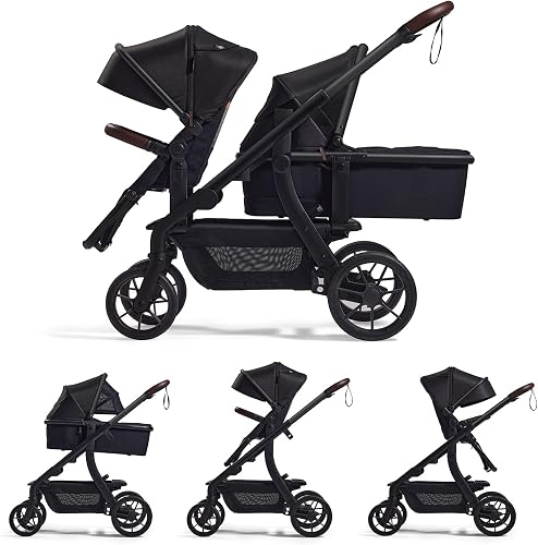 Momcozy ChangeGo Baby Stroller, Convertible Single-to-Double-to-Wagon — Our recommended configuration for best results