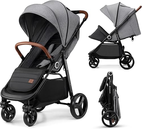 Kinderkraft Grande Plus Kinderkraft Buggy from Birth to 48.5 lb, one-H — Our recommended configuration for best results