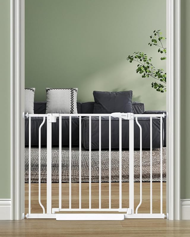 Cideny Baby Gate No Drilling, 29"-40" Auto Close Dog Gate Indoor for D — Our recommended configuration for best results