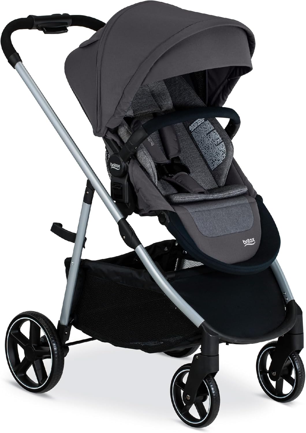 Britax Grove Modular Stroller, Lightweight Stroller with CozyFit Insert and Bumper Bar, 6 Ways to Ride, SafeWash, Pindot S...
