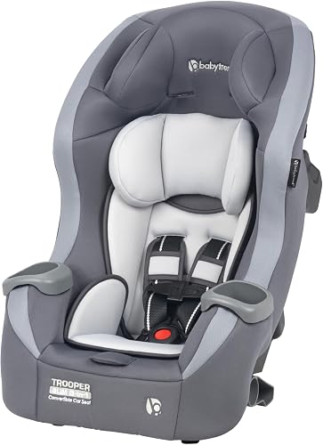 Baby Trend Trooper Slim 3-in-1 Convertible Car Seat, Dash Grey – Slim — Build quality and design details up close