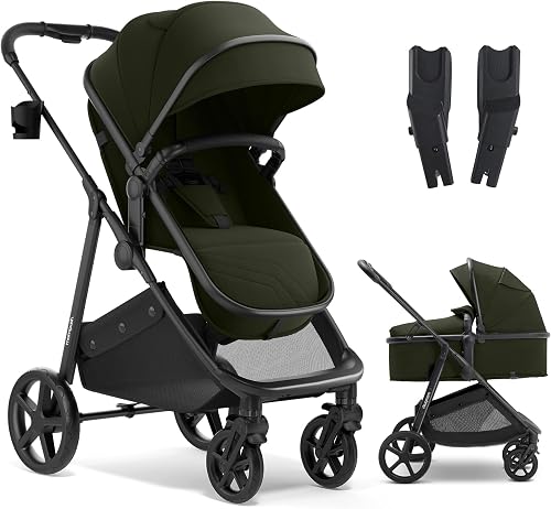 Mompush Wiz 2 in 1 Baby Stroller with Infant Pramette Mode, One Hand F — Real-world performance testing in action