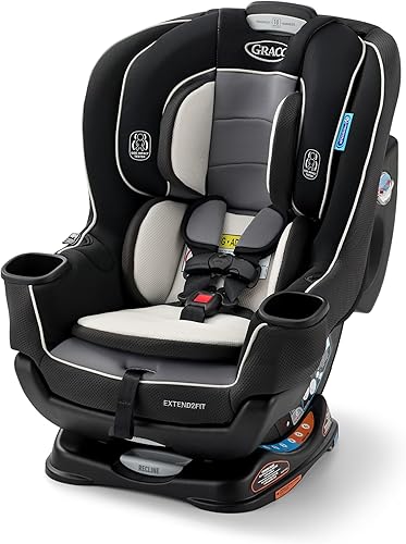 Graco Extend2Fit Convertible Car Seat, Rear and Forward Facing Car Sea — Build quality and design details up close