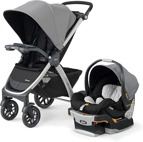Chicco Bravo 3-in-1 Trio Travel System, Bravo Quick-Fold Stroller with — Side-by-side comparison of top picks in this category